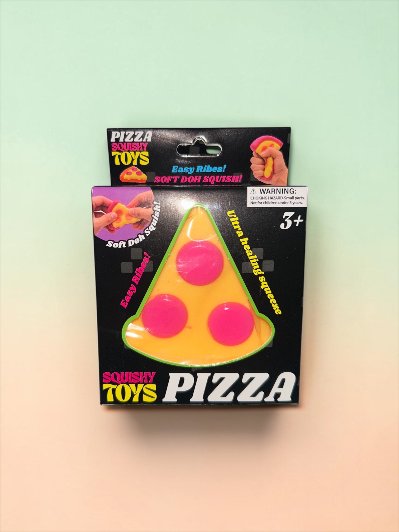 🍕 Pizza Squishy Toy – Super Soft Sensory Stress Relief Squishy