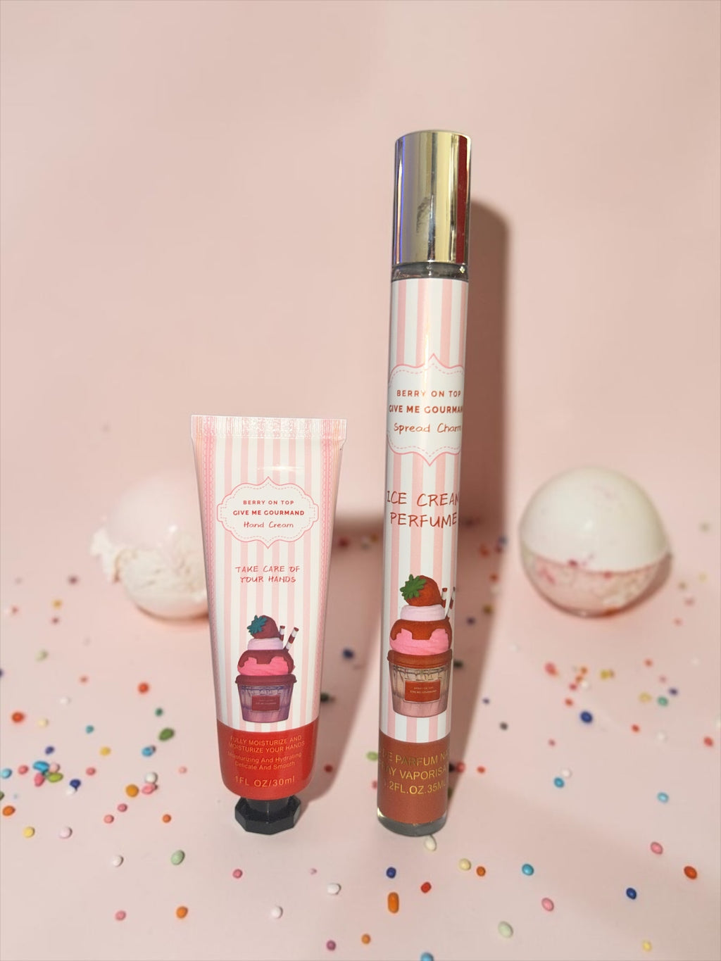 🍓 Berry On Top Ice Cream Perfume & Hand Cream Set 🍓