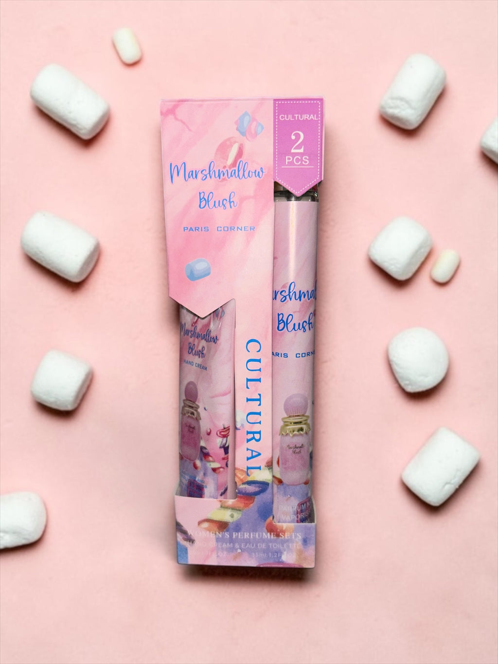 🍬💖 Marshmallow Blush Perfume & Hand Cream Set 💖🍬