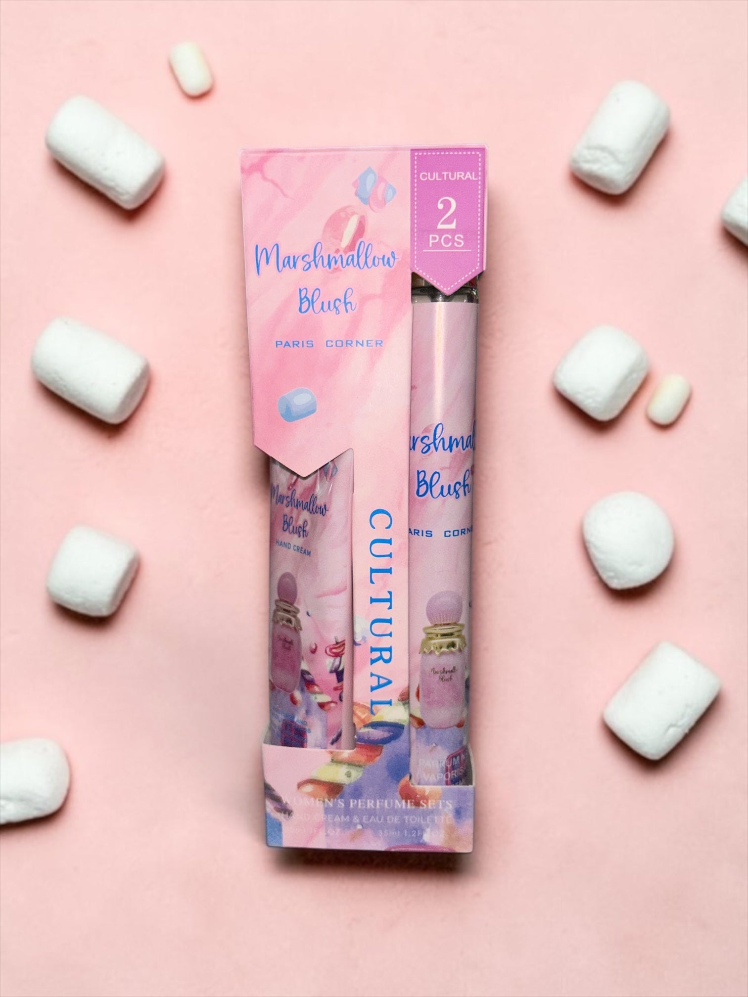 🍬💖 Marshmallow Blush Perfume & Hand Cream Set 💖🍬