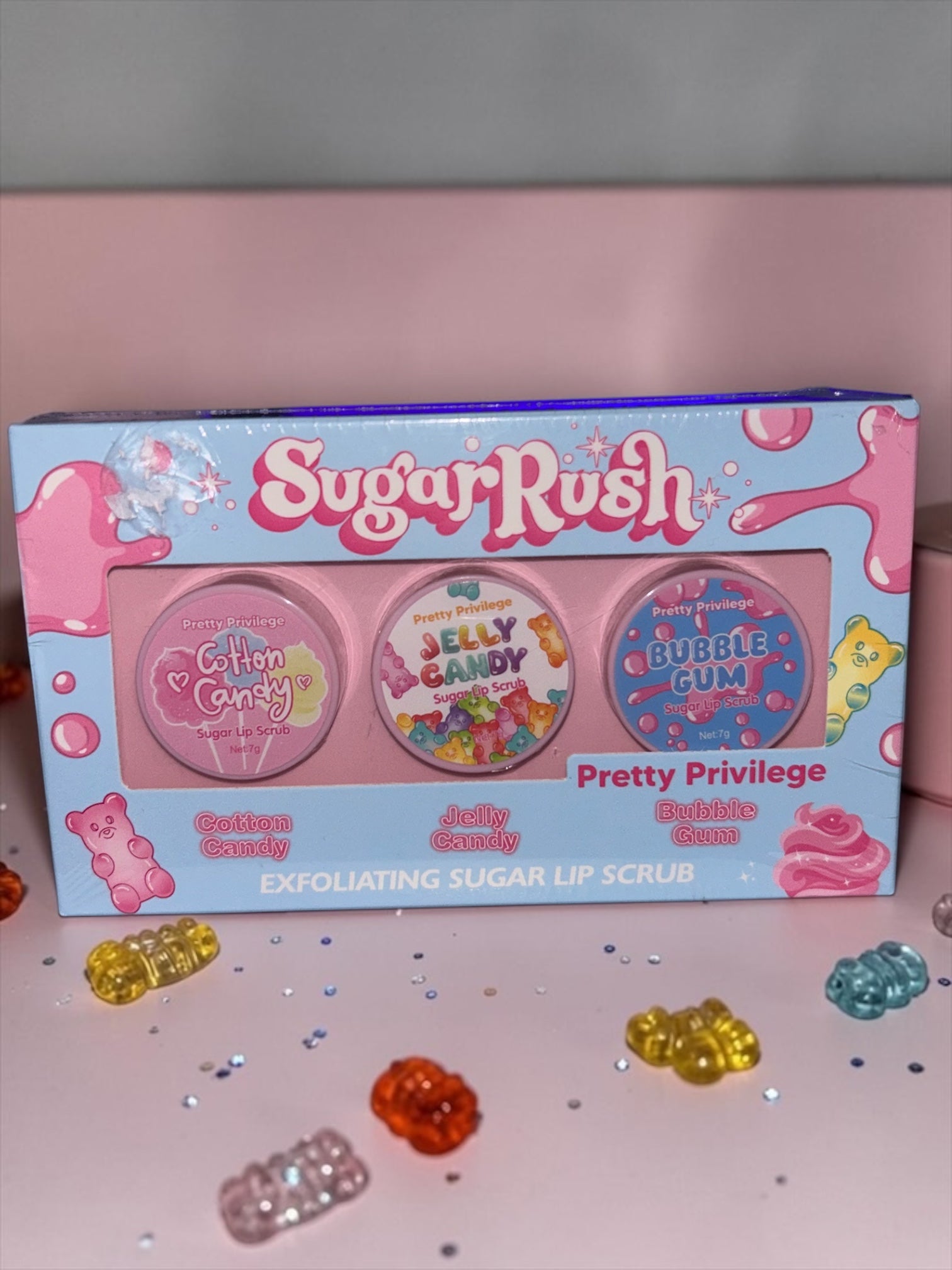 🍬 Sugar Rush Exfoliating Sugar Lip Scrub Set 🍬