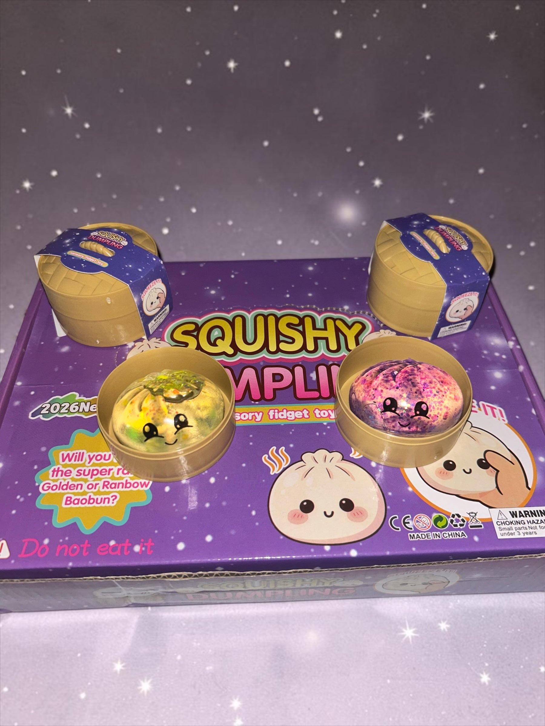 Mystery Squishy Dumpling Toy 🥟✨