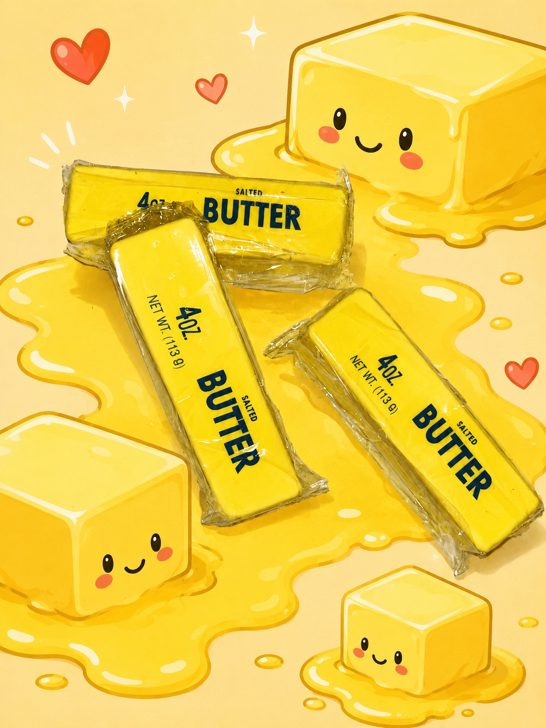 Butter Stick Squishy 🧈✨