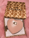 Coach Heart Coin Case