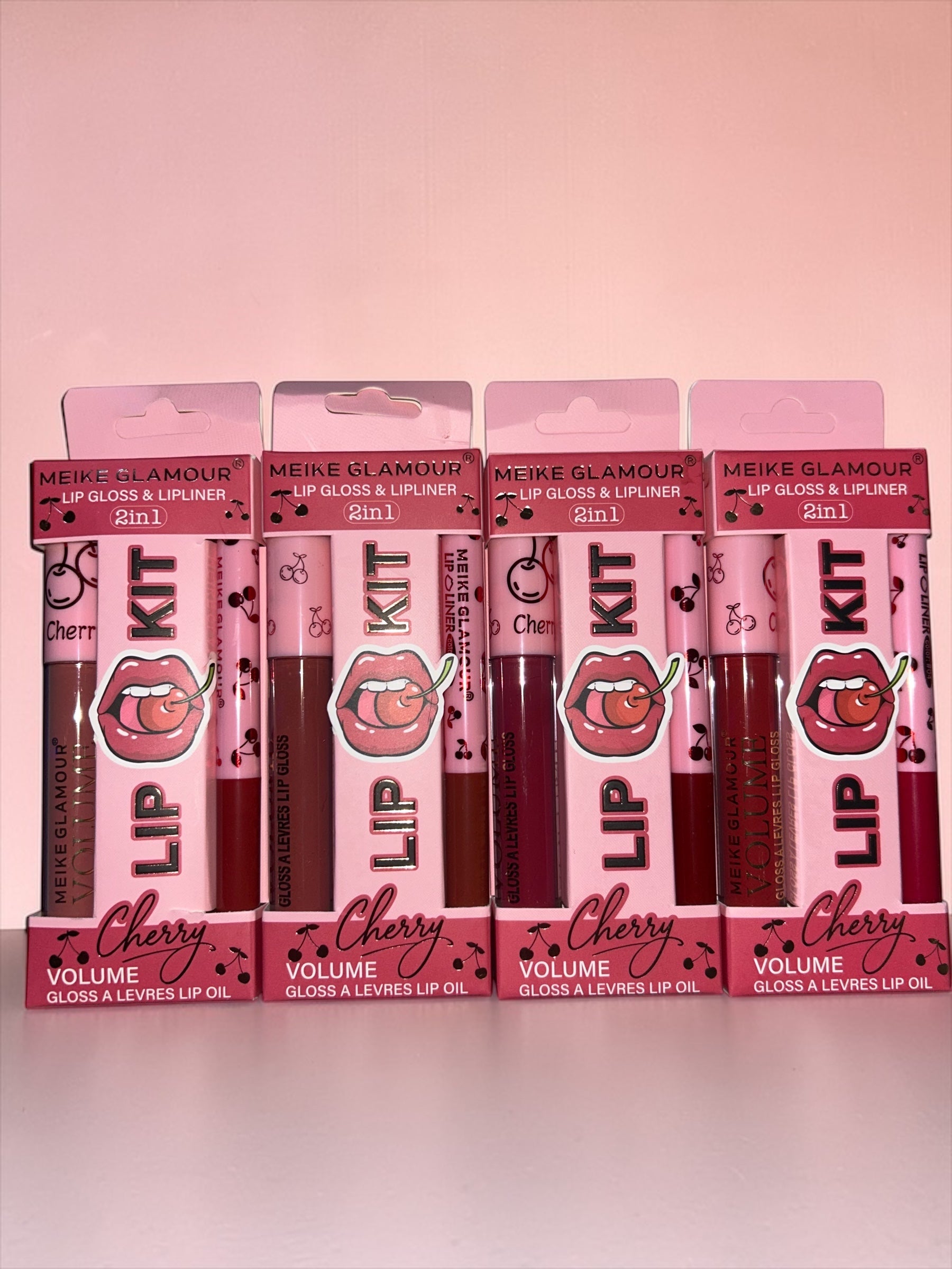 🍒 Cherry Lip Gloss & Lip Liner Set