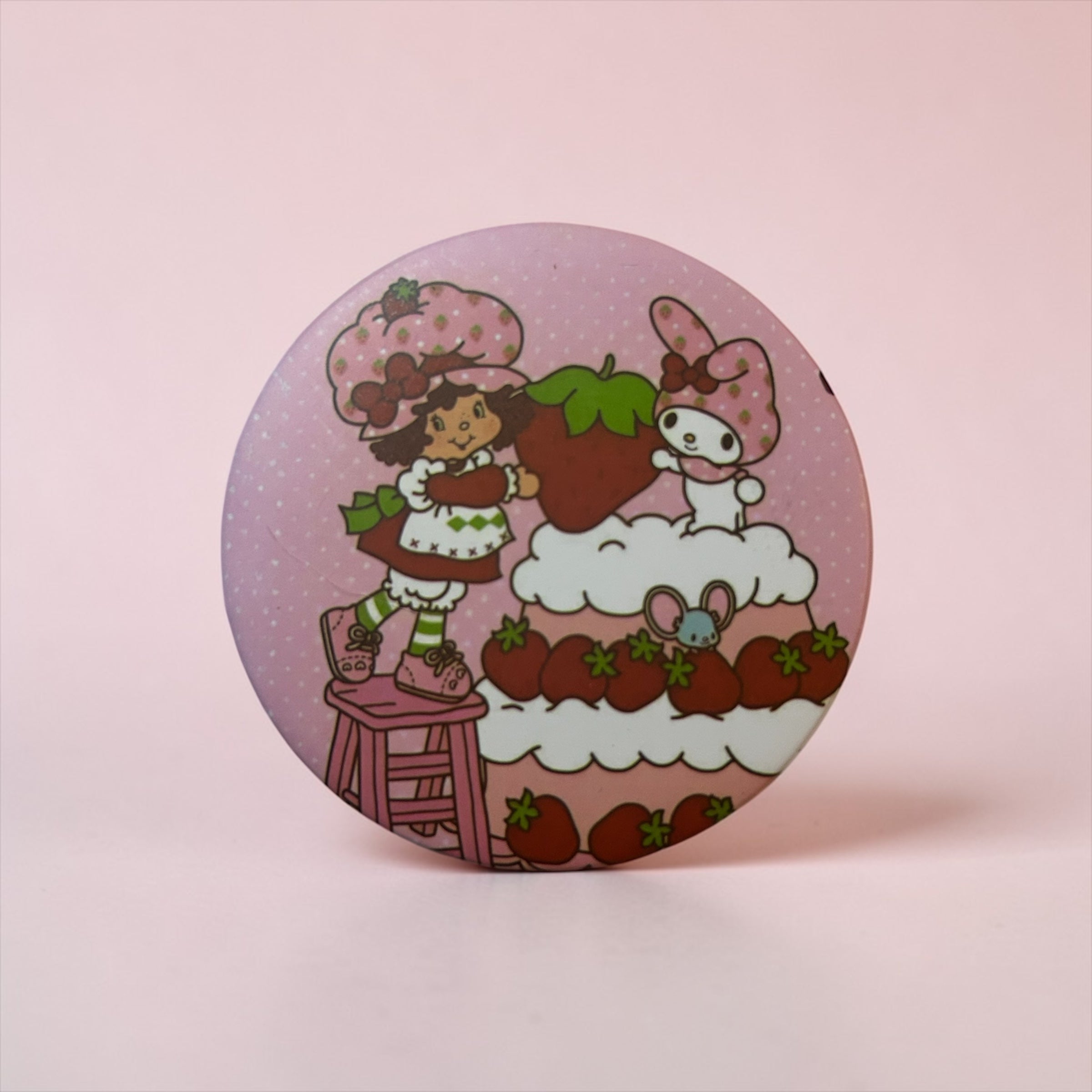 🍓 Strawberry Kawaii Mini Compact Mirror 🍓