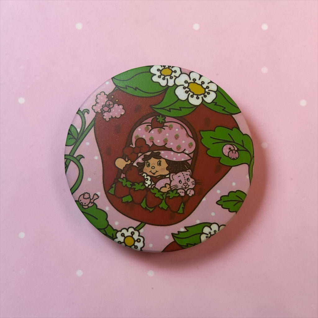 🍓 Strawberry Kawaii Mini Compact Mirror 🍓